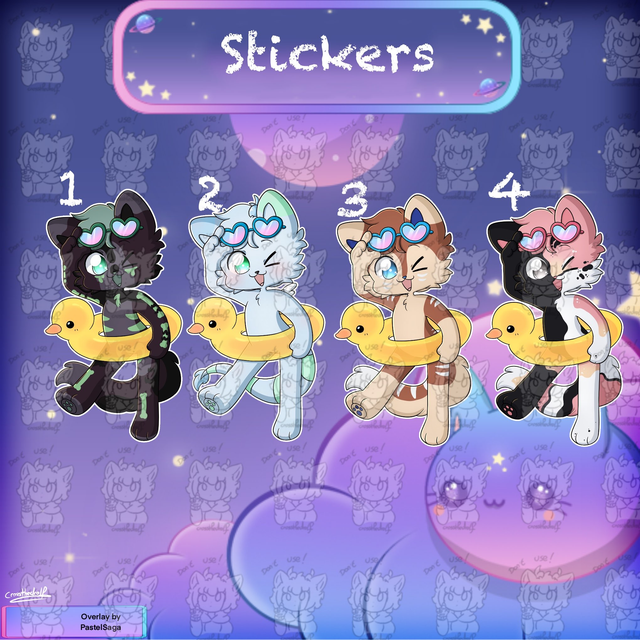 Stickers - Furry Été