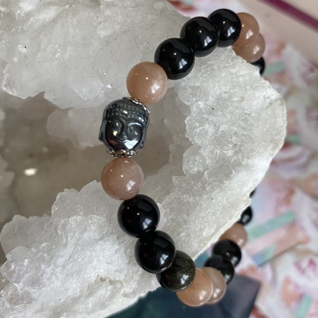 Obsidienne Dorée et Pierre de Soleil