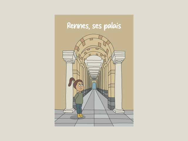 Magnet &quot; Rennes, ses palais &quot; 