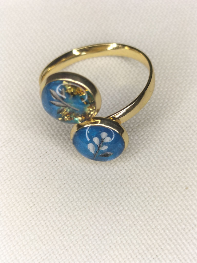 Bague bleue
