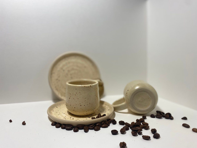 Tazzina da caffè in grès- linea Savana