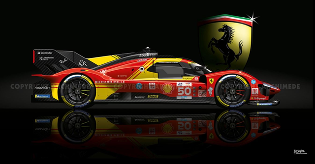 Ferrari 499P 2024 Le Mans winner - Limited Edition 