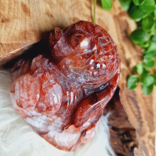 Fire Quartz Gold Fish 336g