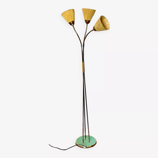 Lampadaire vintage 3 branches flexibles
