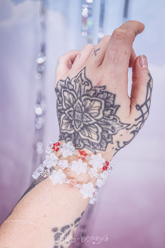 Bracelet Hivernal Petit Flocon Kawaii