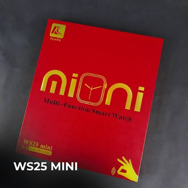 WS25 mini 42mm | 4 pulseiras | Acabamento premium | Dual touch