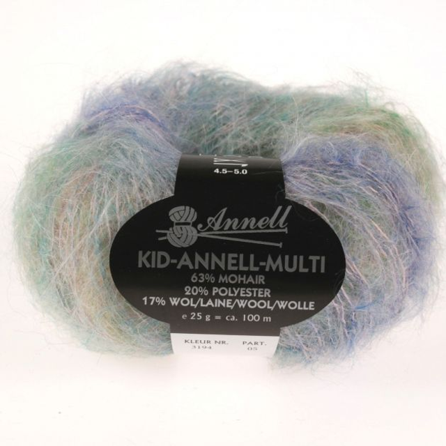 Kid Mohair Multi kleur 3194