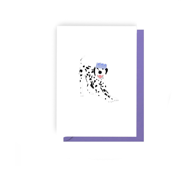 Festive Pluto - Illustrated Christmas Card   