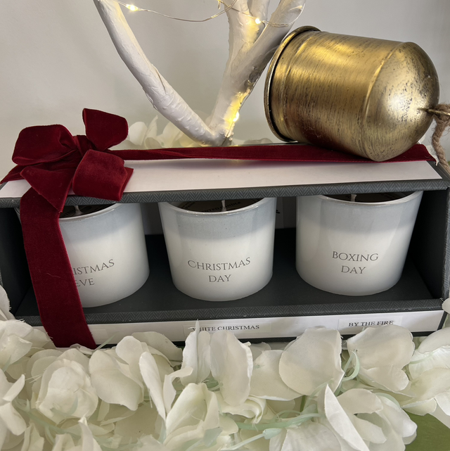 Set of 3 Christmas Candles