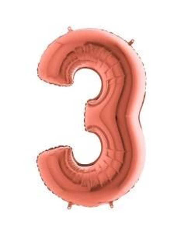 Numero 3 Rosa Gold