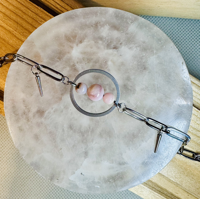 Bracelet FACTION opale rose