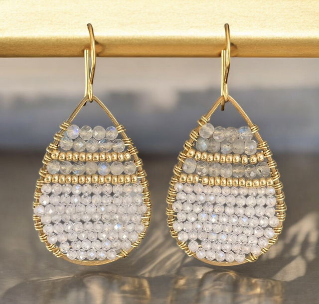 Boucles d’oreilles Bohème en Zircons