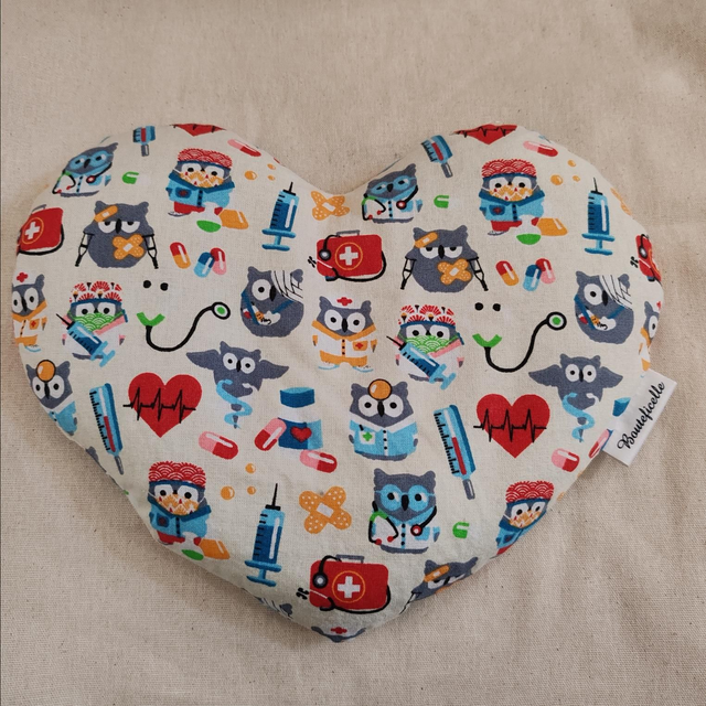 Bouillotte cœur &quot;DOCTEUR&quot;