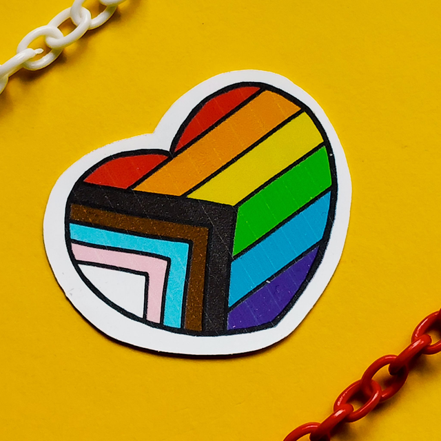 Progress - Heart - Sticker - [SKR-PR-H]