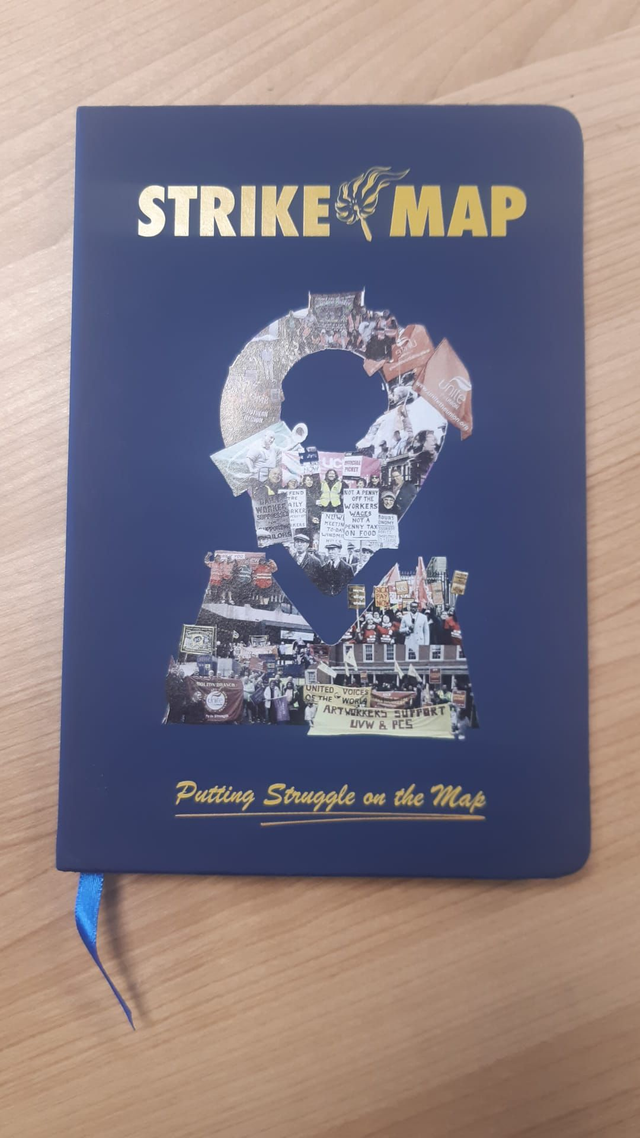 Strike Map A5 notepad