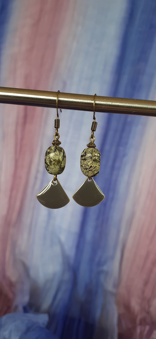 Napoléon Boucles d'oreilles pendantes, Gris