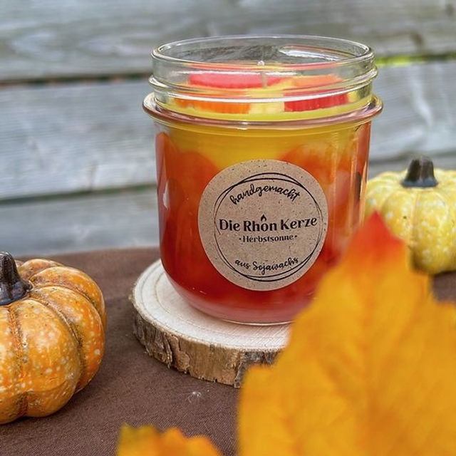 Rhön Duftkerze "Herbstsonne" 160g