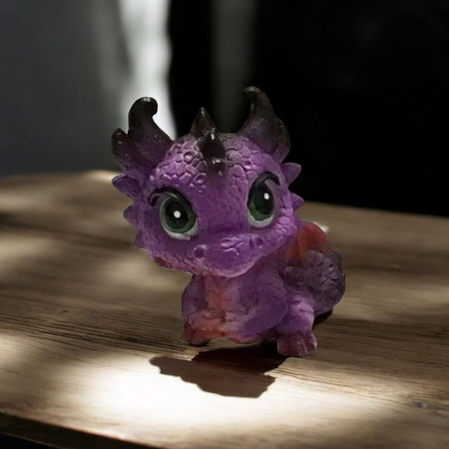 Deko Drachenbaby Sweet purple