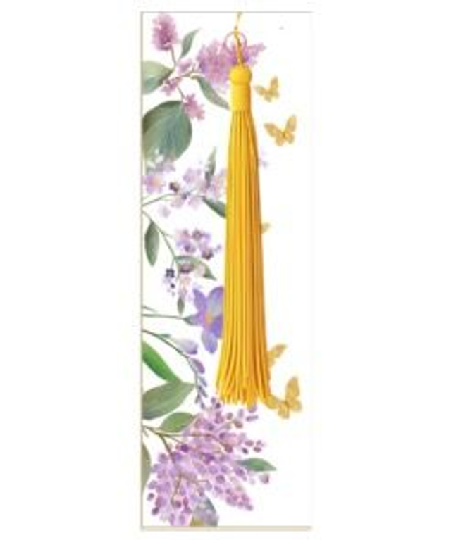 BM01 FLOWER AND BUTTERFLIES BOOKMARK