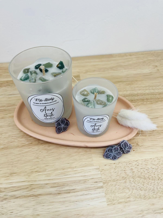 Bougie Aventurine : Anis étoilé