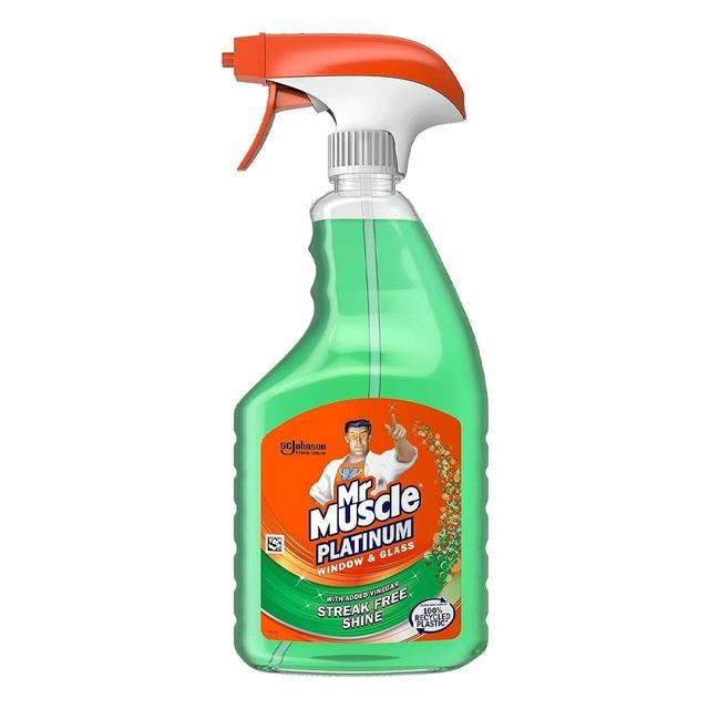 Mr Muscle Platinum Window &amp; Glass Cleaner Trigger Spray, 750ml