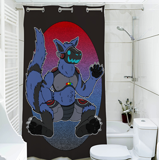 Protogen Duschvorhang 140cm x 200cm