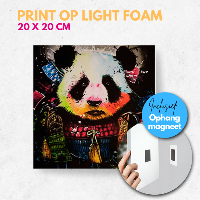 Panda | Light foam met magneet