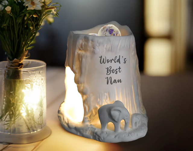 Elephant tealight burner Nan