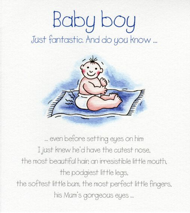 Baby Boy - Greeting Card