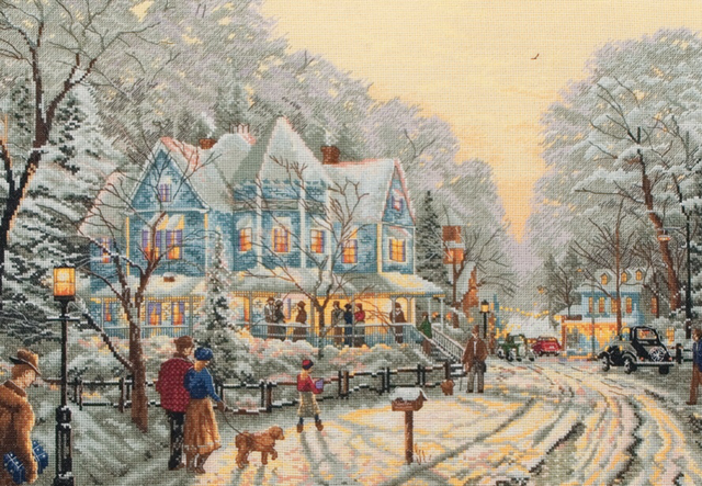Holiday Gathering by Thomas Kinkade 
