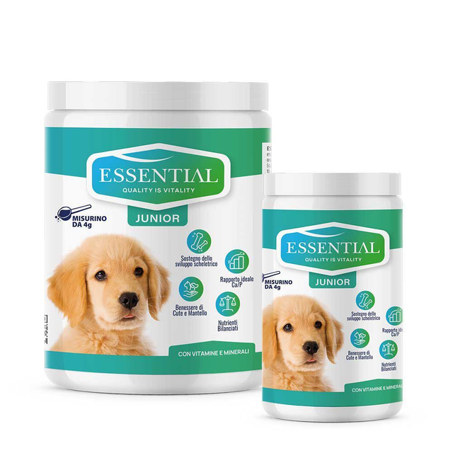 ESSENTIAL Cane Junior 150g - Alimento Complementare in Polvere