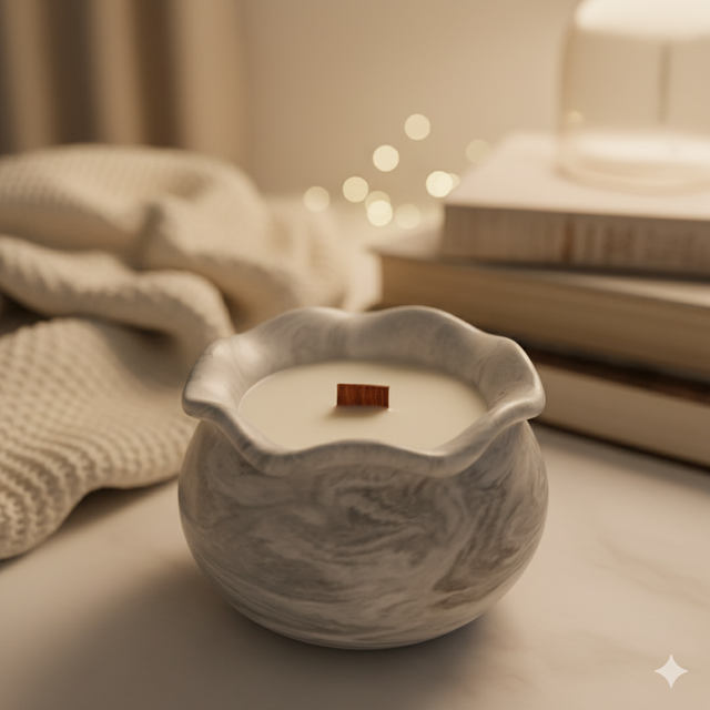 Bougie parfumée "Elixir" - Thé noir et Vanille