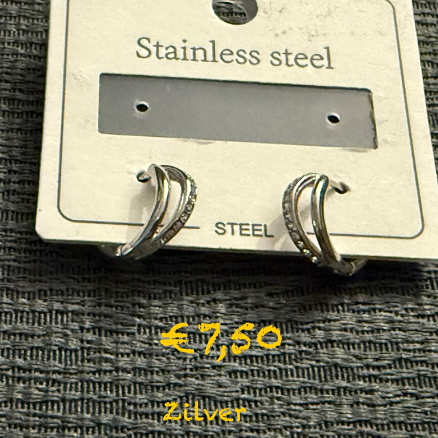 Oorbellen zilver