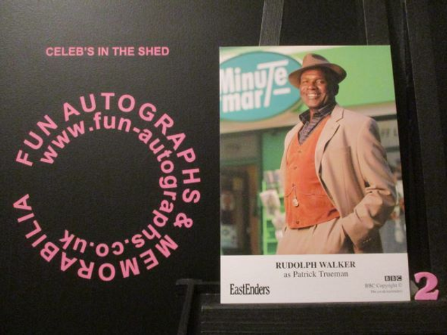 Rudolph Walker (Patrick Trueman) Original EastEnders Cast Card (2)