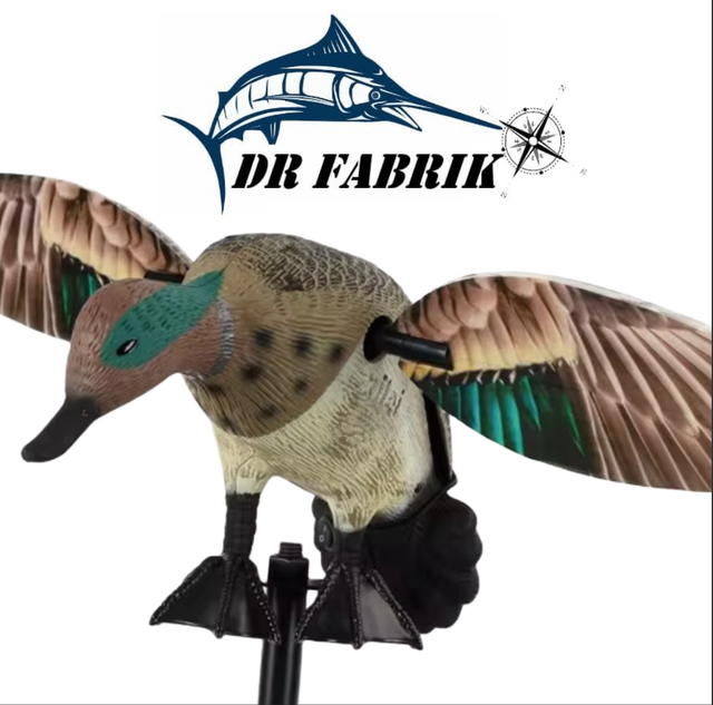 Sarcelle à aile bleu (ailes tournantes à pile)