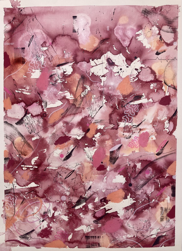 Original mix media on paper 56x76cm