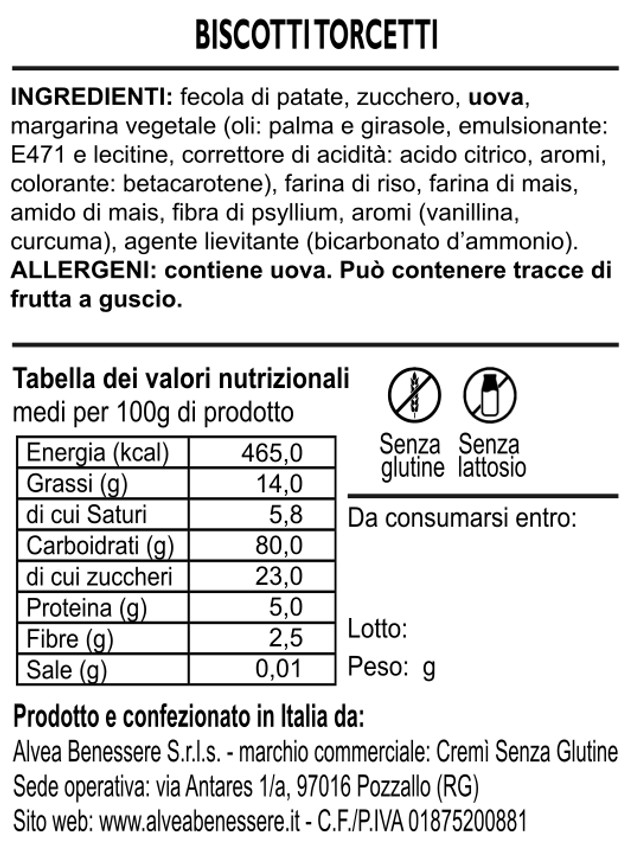 Biscotti Torcetti 400g