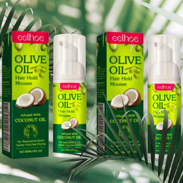 Eelhoe Olive Oil Hair Hold Mousse – 80ML | Nourishing &amp; Shine

