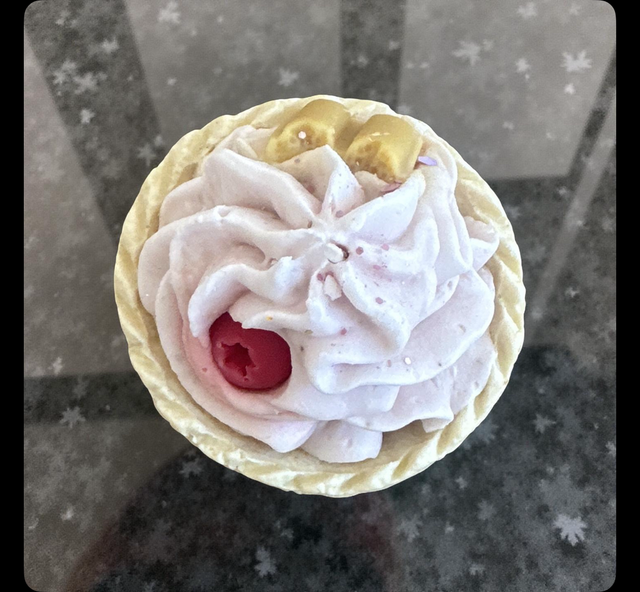 Bougie Tartelette  Fraise 