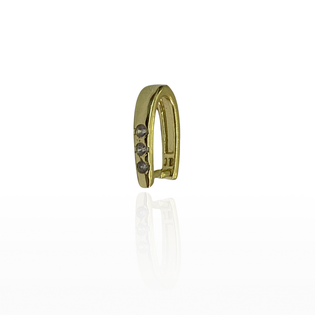 Base Femme Cravejada Ouro