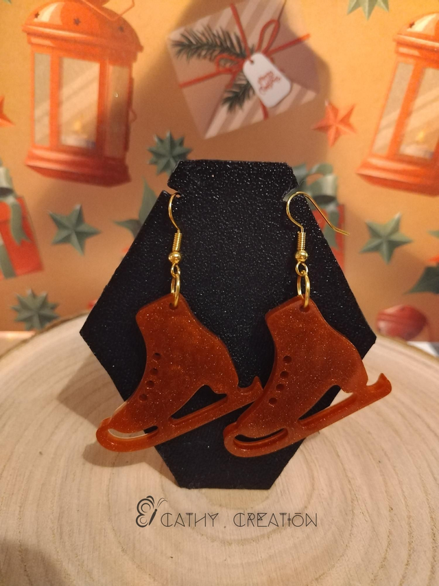 Boucles d'oreilles noël 