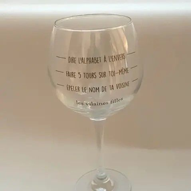 Verre à vin gradué "challenge"