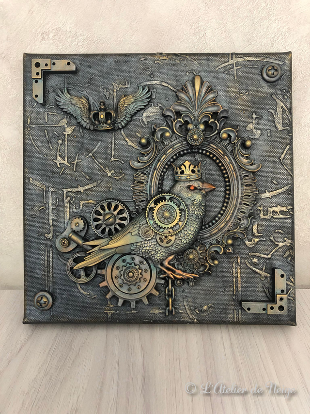 Tableau Oiseau Mécanique