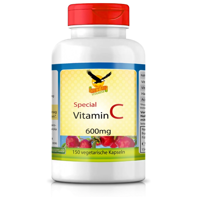 Get UP - Vitamin C Special a 600mg gepuffert, 150 Kapseln