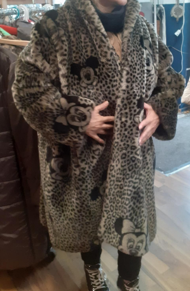 Webpelzmantel Disney Paris