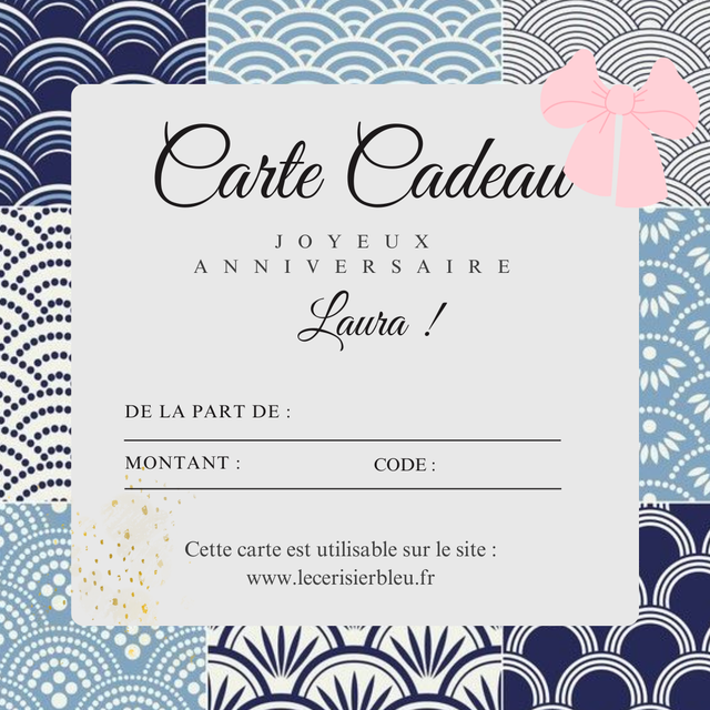 Carte Cadeau Anniversaire Personnalisée