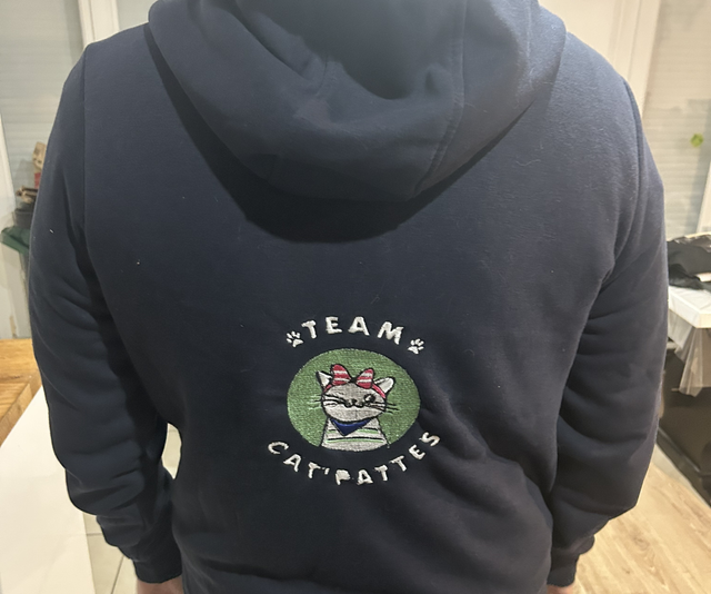 Sweat team cat pattes 