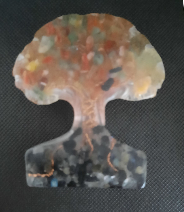 Arbre décoration Agate jaune / agate rouge / aventurine verte / Célestite / Labradorite / Shungite
