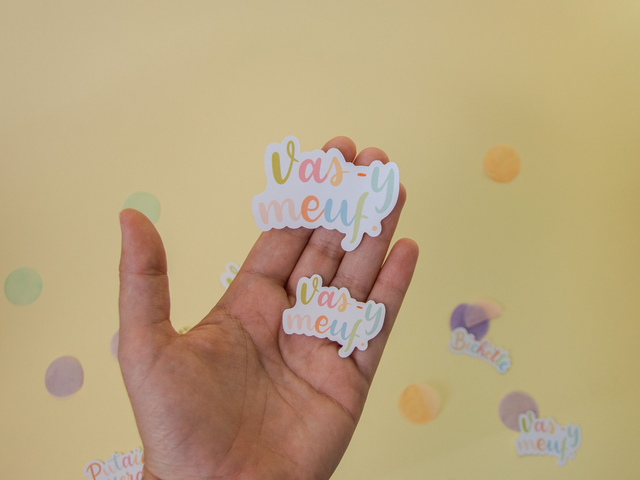 Vas-y meuf - Sticker