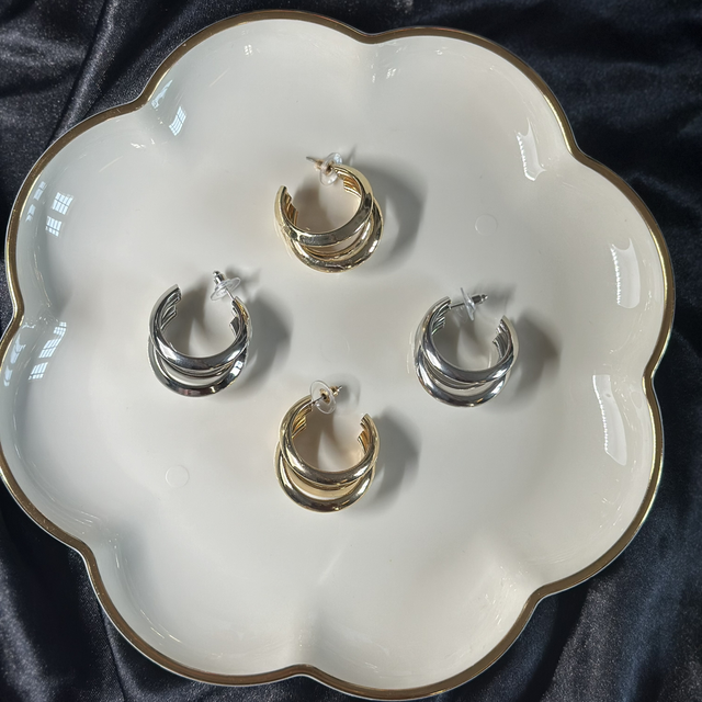 Boucles d’oreilles Trio